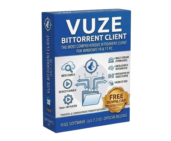 Vuze BitTorrent Client Download Windows 10 11 PC