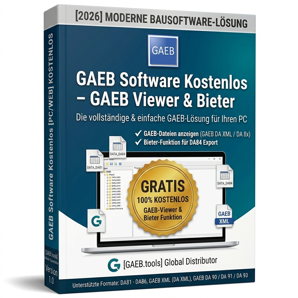 GAEB Software Kostenlos – GAEB Viewer & Bieter