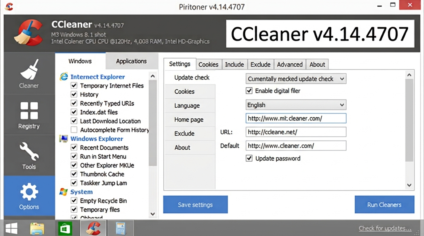 Download CCleaner 4.14 (CCleaner4.14.4707.exe) installation screenshot