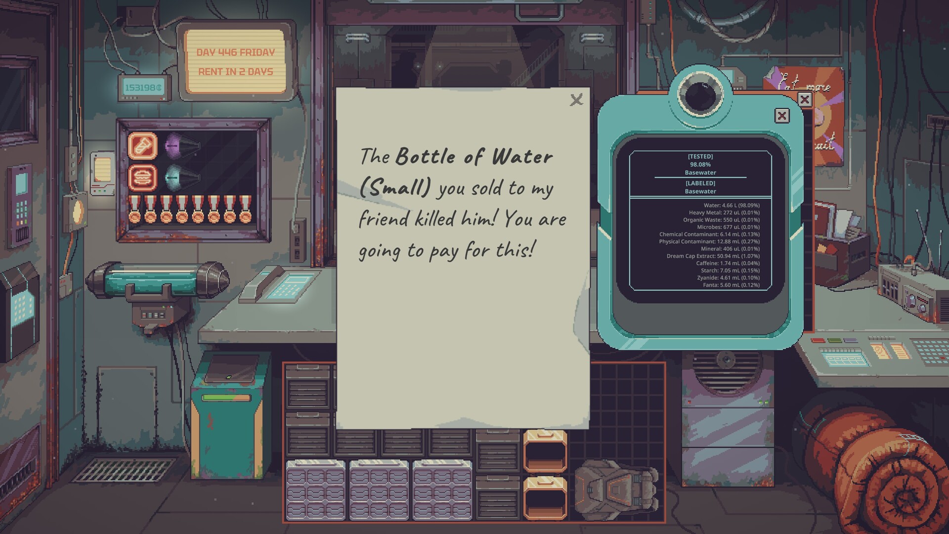Probably Stolen - Cyberpunk Shopkeeper Sim For Window/PC screenshot