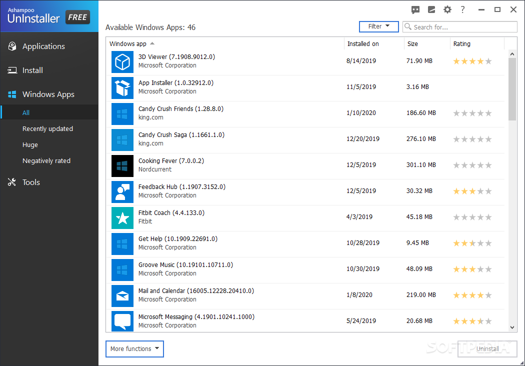 Ashampoo UnInstaller Free installation screenshot