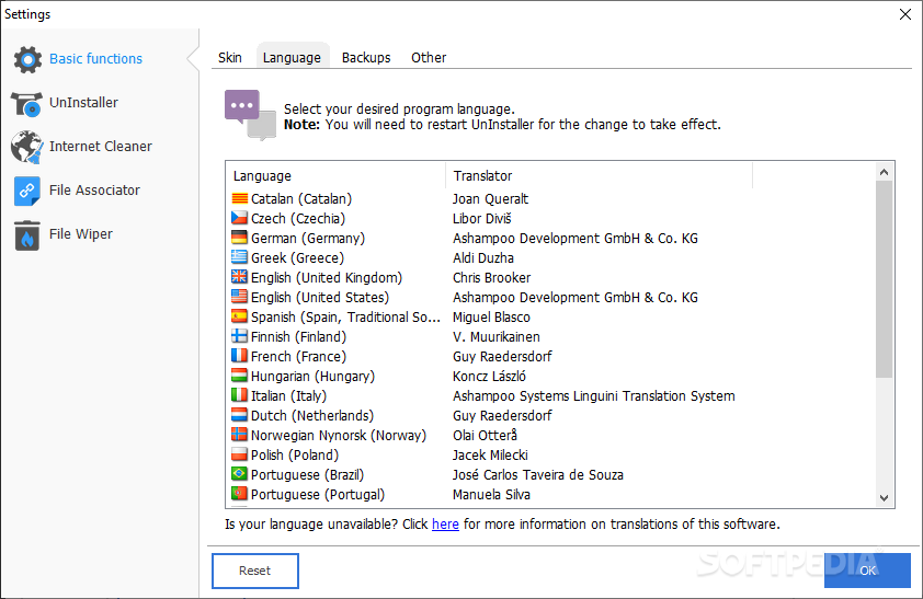 Ashampoo UnInstaller Free screenshot