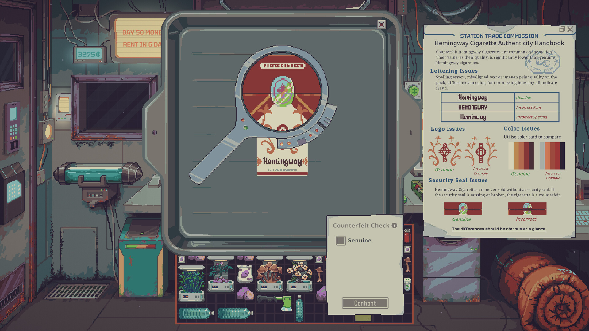Probably Stolen - Cyberpunk Shopkeeper Sim For Window/PC screenshot