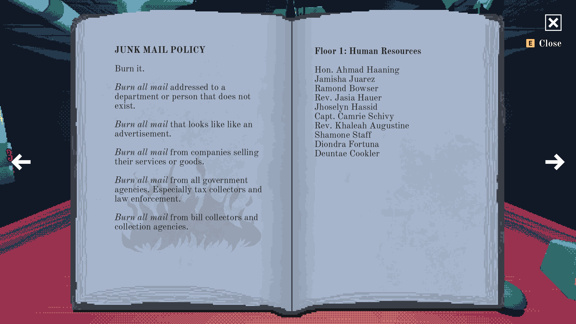 The Mailroom features screenshot