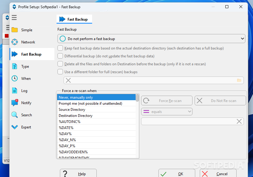 SyncBackSE features screenshot